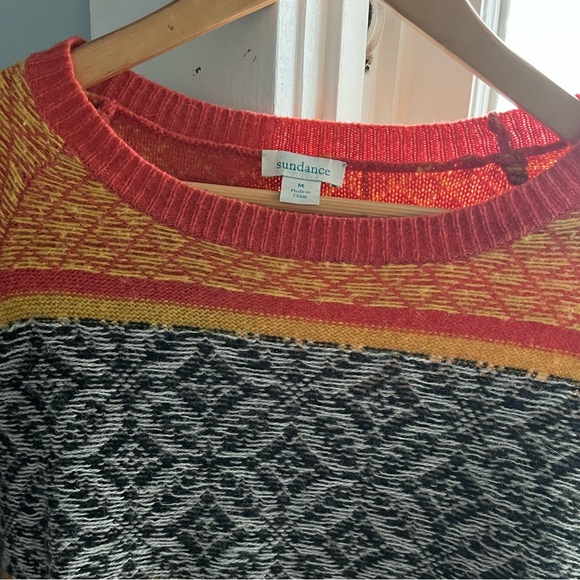 Sundance sweater Emily Jane Pullover Lambswool blend  Size Medium - Picture 3 of 5